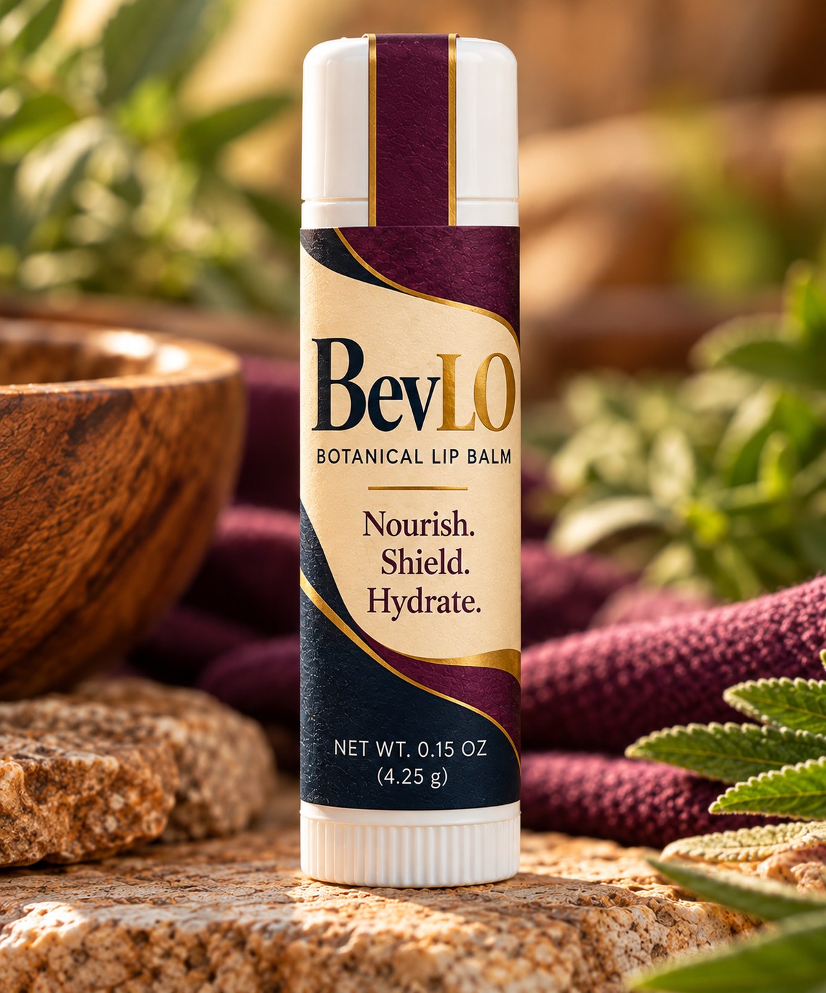 BevLO Natural Herb-Infused Lip Balm by ERVO Wellness